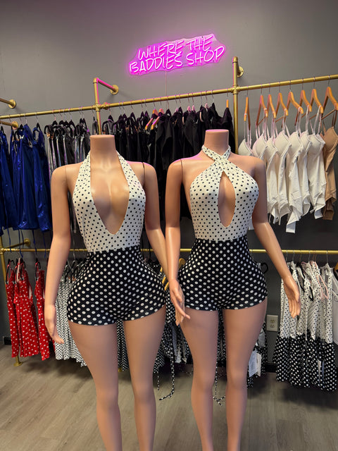 POLKA DOT ROMPER